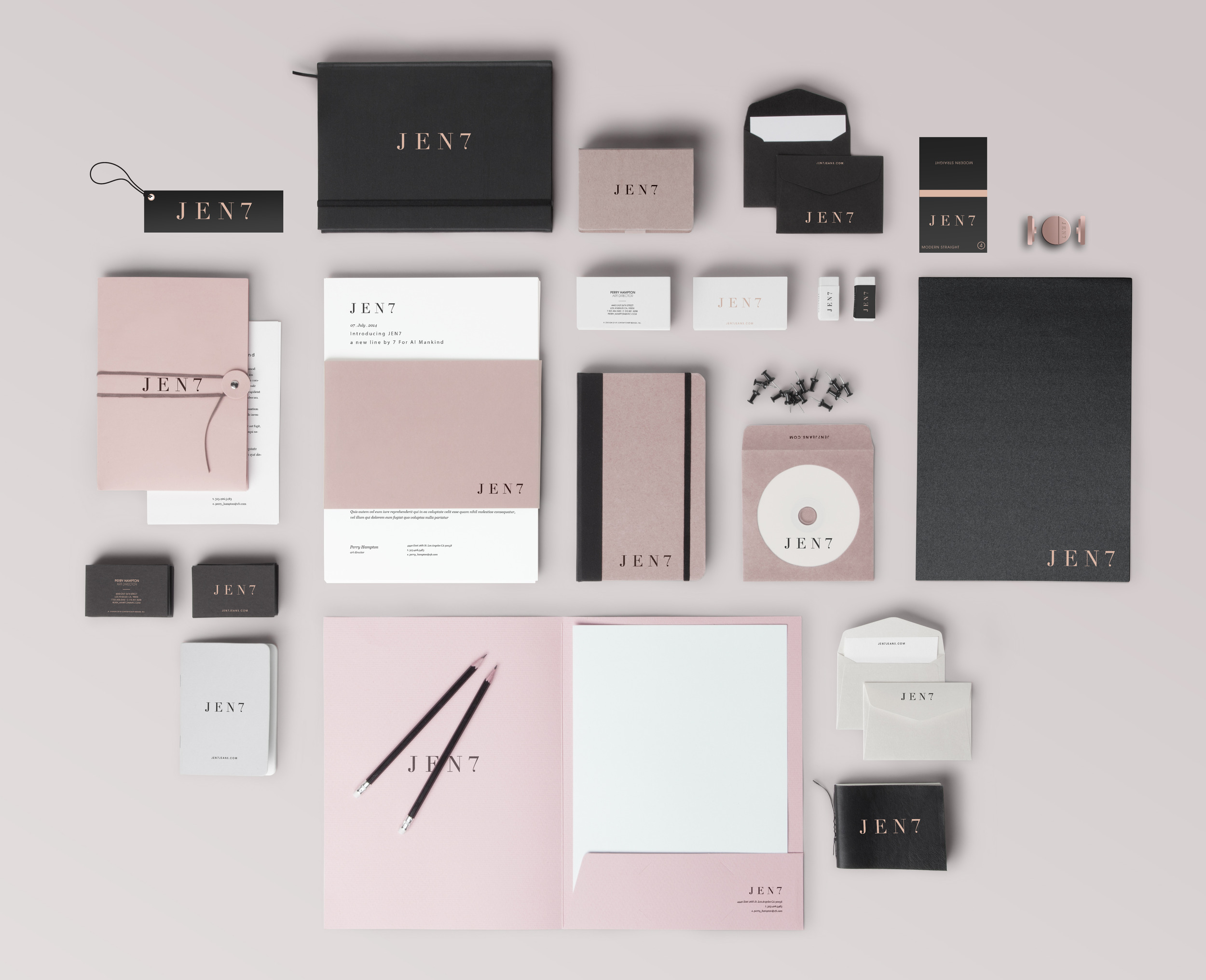 JEN7 Identity, Book & Website — image 1