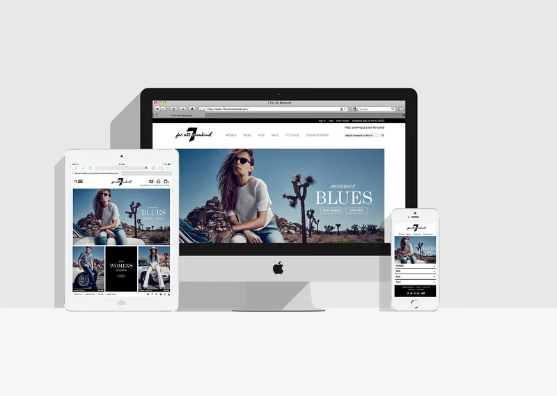7 For All Mankind Website