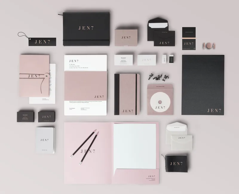 JEN7 Identity, Book & Website
